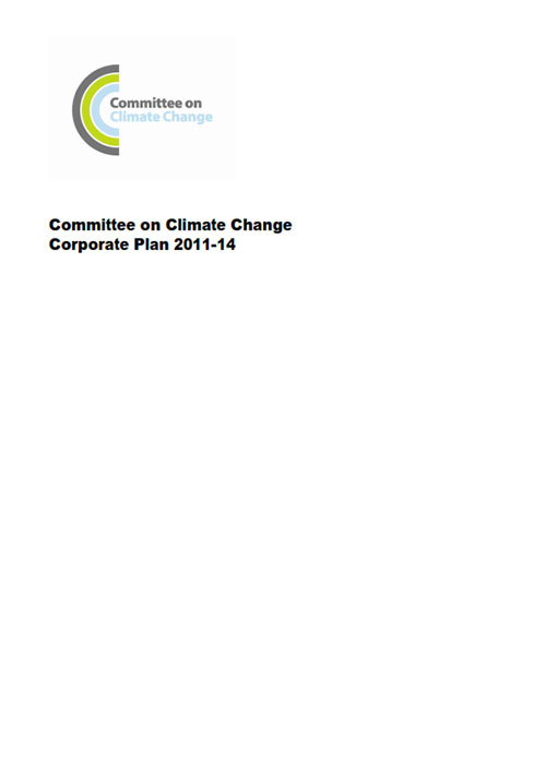 Committee on Climate Change Corporate plan for 2011 to 2014