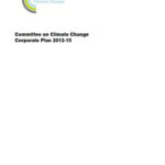 Committee on Climate Change Corporate plan for 2012 to 2015