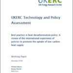 UKERC Best practice in heat decarbonisation policy