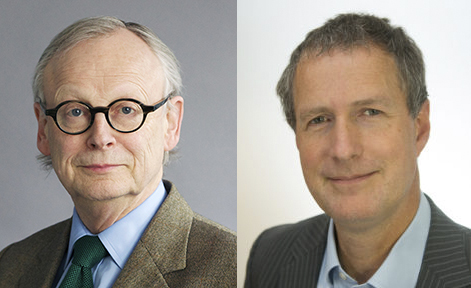 Profile images of CCC Chairman Lord Deben (left) and Professor Nick Chater.